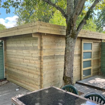 Abri de jardin en bois Toit Terrasse